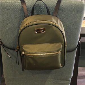 Kate Spade Green Small Size Backpack